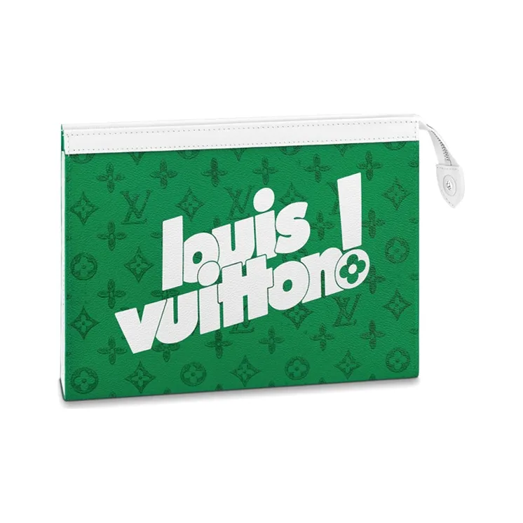 LOUIS VUITTON Pochette Voyage Mm Green Vintage-0