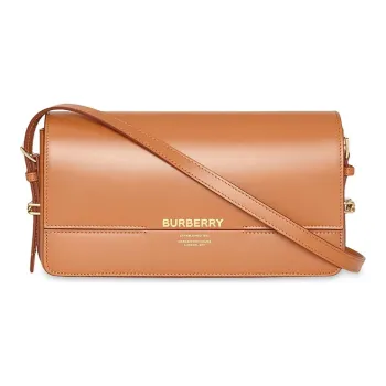 Burberry Leather Grace Bag Crossbody Bag Shoulder Bag Women's Brown