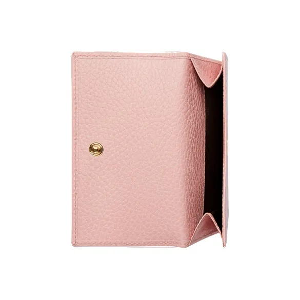 GUCCI GG Marmont Leather Wallet Women's Pink/Candy Color-3