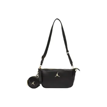 Jordan Leather Shoulder Bag Combo Bag, Hobo Bag, Single Shoulder Bag, Crossbody Bag Regular Women's Black