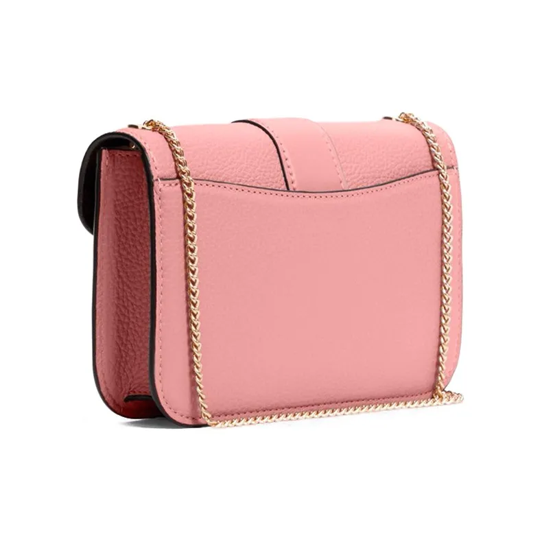 COACH Georgie Leather Small Square Bag Shoulder Bag Crossbody Bag Small Size Women's Cherry Blossom Pink-1