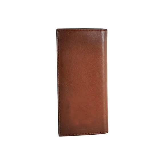 COACH Breast Leather Clutches Wallets Men's Brown-1