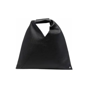 MM6 Maison Margiela Stitched Calfskin Handbag Women's Black
