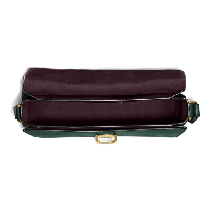 COACH Studio Leather Small Square Bag Shoulder Bag, Crossbody Bag Tubas Women's Green-2