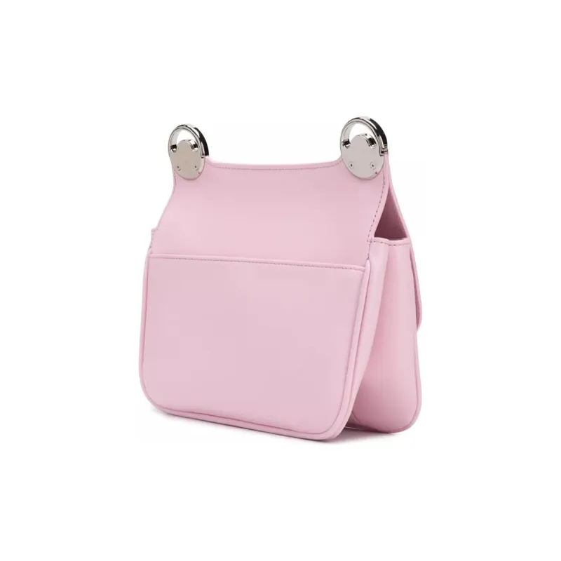 KENZO Cow Leather Handbag Shoulder Bag Crossbody Bag Women's Pink-2