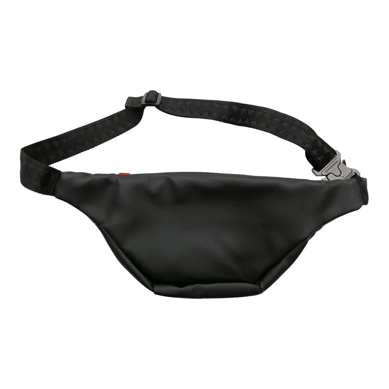 SPRAYGROUND PVC Small Backpack Shoulder Bag Crossbody Bag Sling Bag Fanny Pack Regular Unisex Black-2