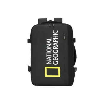 NATIONAL GEOGRAPHIC Fabric Travel Bags Backpack Regular Men's Black
