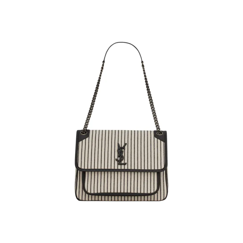 SAINT LAURENT Cotton, Polyester Hobo Bag, Crossbody Bag, Shoulder Bag Women's-0