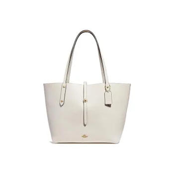 COACH Market Tote Cow Leather Handbag Large Size Women's Pink White