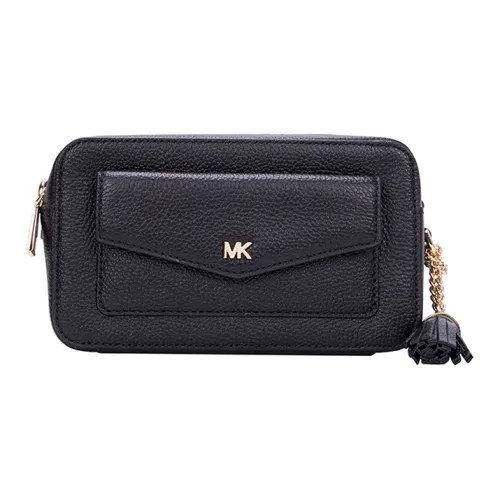 MICHAEL KORS Leather Camera Bag Shoulder Bag Crossbody Bag Small Size Women's Black