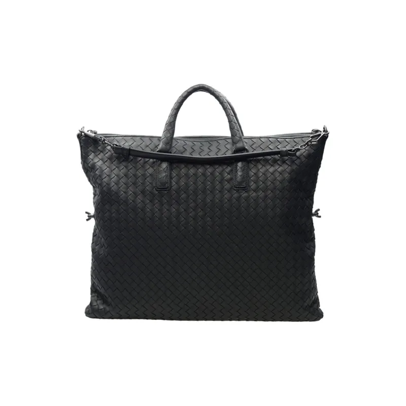 Bottega Veneta Sheepskin Handbag Women's Black-2