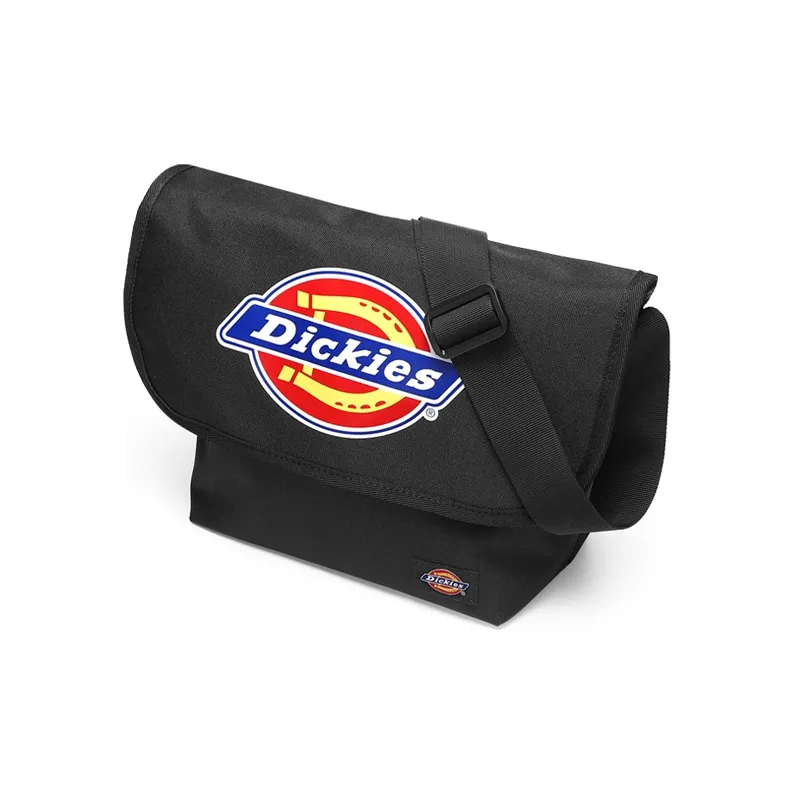 Dickies Polyester Messenger Bag Shoulder Bag Crossbody Bag Small Size Unisex Black-1