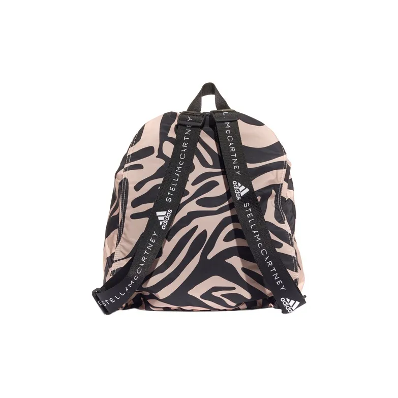 Adidas Polyester Backpack Regular Women's Gray Pearl Pink/Black/Orange Yellow-1