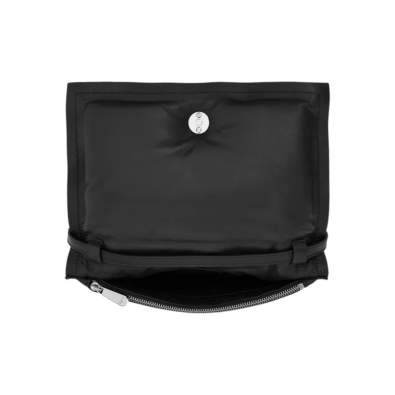 FERRAGAMO Calfskin Handbag, Crossbody Bag, Shoulder Bag Mini Women's Black-3