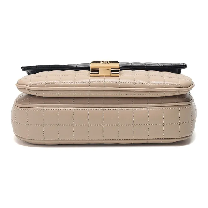 CELINE Leather Crossbody Bag, Shoulder Bag Women's-4
