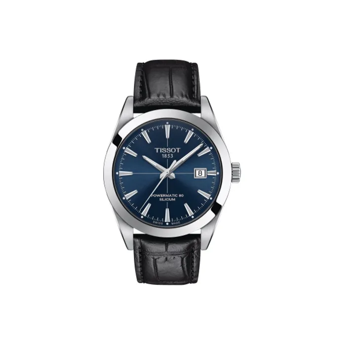 TISSOT Windy Collection Automatic Mechanical Movement Men's Watch Blue Dial-0
