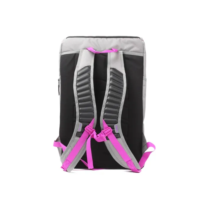 Nike Polyester Backpack Regular Unisex Gray Purple Metallic-3