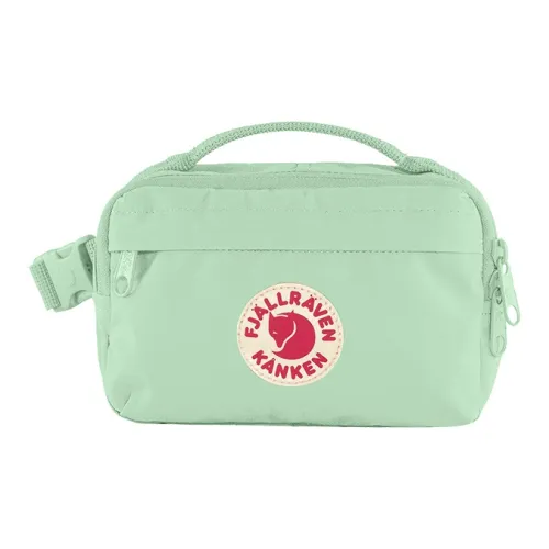 Fjallraven Canvas Fanny Pack, Cashier Bag, Cell Phone Pouch, Canvas Bag, Crossbody Bag Regular Unisex Mint Green