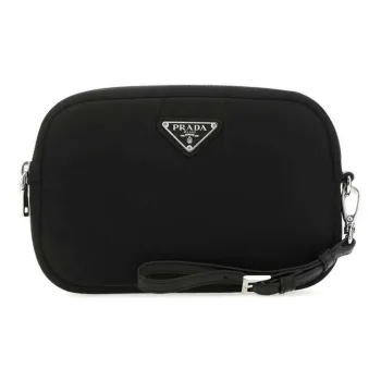 PRADA Nylon Makeup Bags Toiletry Bags Women's Black