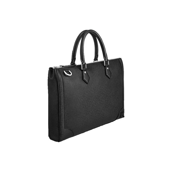 LOUIS VUITTON Cow Leather Briefcases Men's-2
