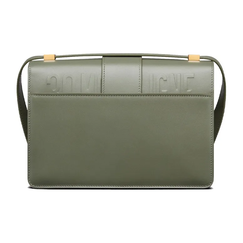 DIOR 30 Montaigne Collection Smooth Cow Leather Box Bag, Shoulder Bag, Crossbody Bag Women's Pine Green Color-2