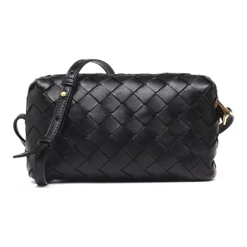 Bottega Veneta Sheepskin Crossbody Bag Shoulder Bag Regular Women's Black