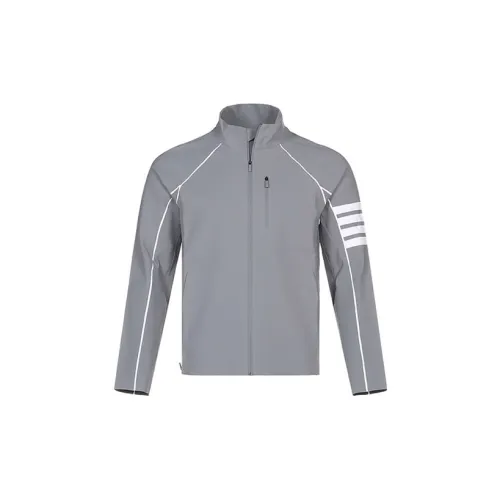 THOM BROWNE Jackets Men Light Gray