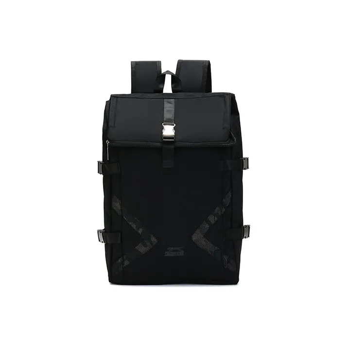 Slazenger Fabric Student Backpack Laptop Bag Bicycle Backpack Backpack Unisex Black-1