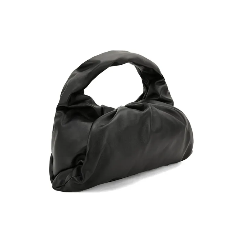 Bottega Veneta Cow Leather Shoulder Bag Regular Women's Black-1