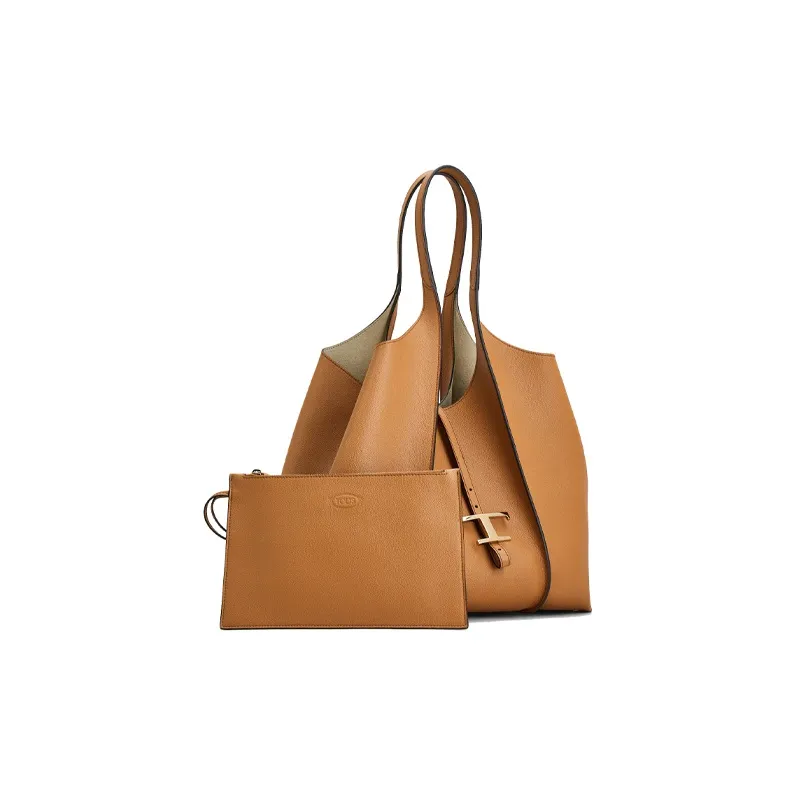 TOD'S T Timeless Open Top Medium Tote Bag-1