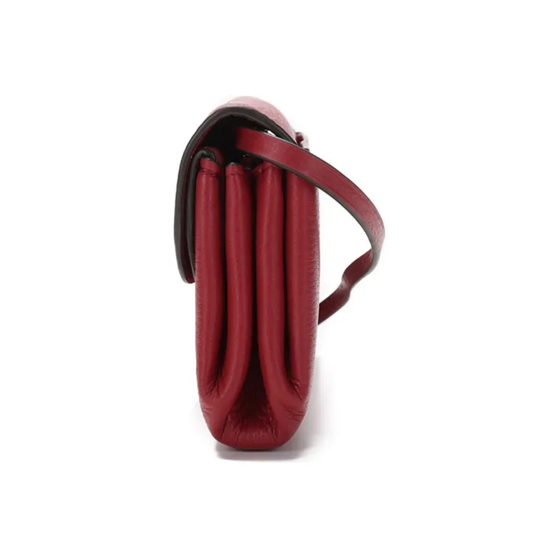 TORY BURCH Miller Leather Shoulder Bag Women's Rosehip Red-2