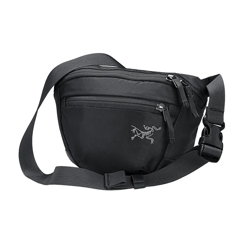 Arcteryx 2.5L Crossbody Outdoor Bag Nylon Fabric Black Men's-0