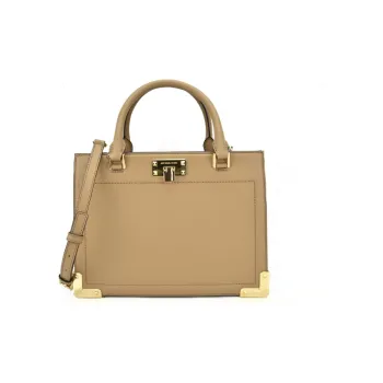 MICHAEL KORS Kinsley Leather Small Square Bag Crossbody Bag Handbag Women's Brown