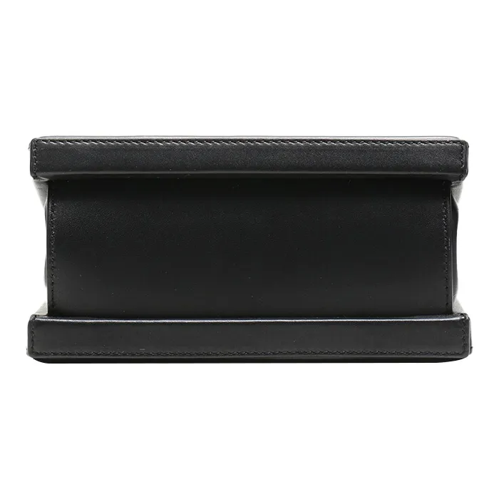 LOEWE Cow Leather Shoulder Bag, Crossbody Bag, Handbag Trumpets Women's Black-4