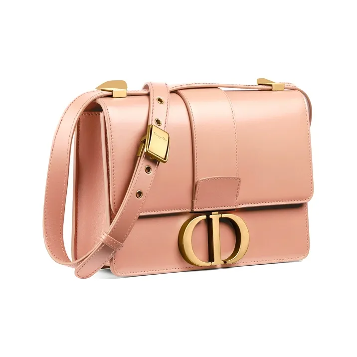 DIOR Smooth Cow Leather Box Bag, Crossbody Bag, Shoulder Bag Women's Rose Pink-1