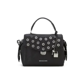 MICHAEL KORS Bristol Cow Leather Crossbody Bags Handbags Women's Black