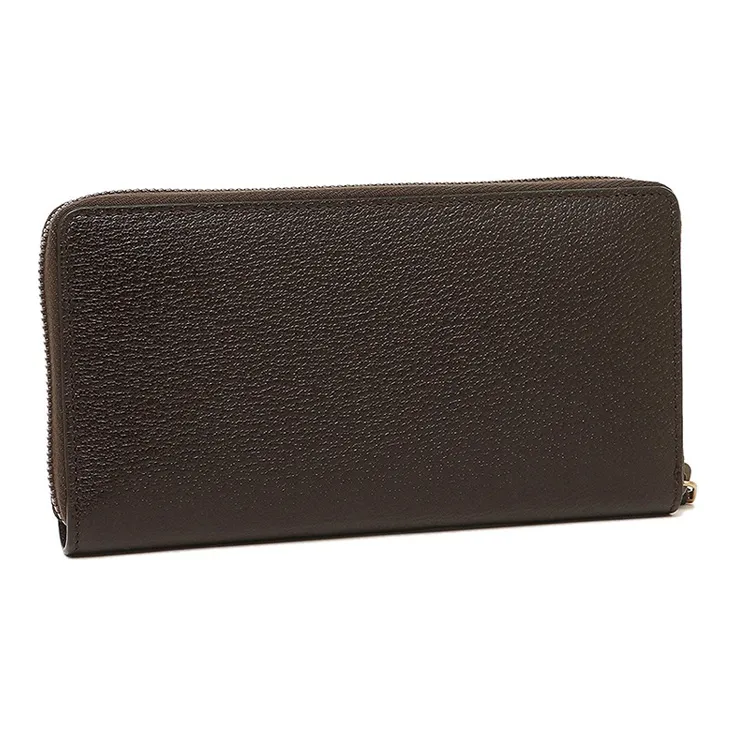 GUCCI GG Marmont Leather Wallet Men's Dark Brown-4