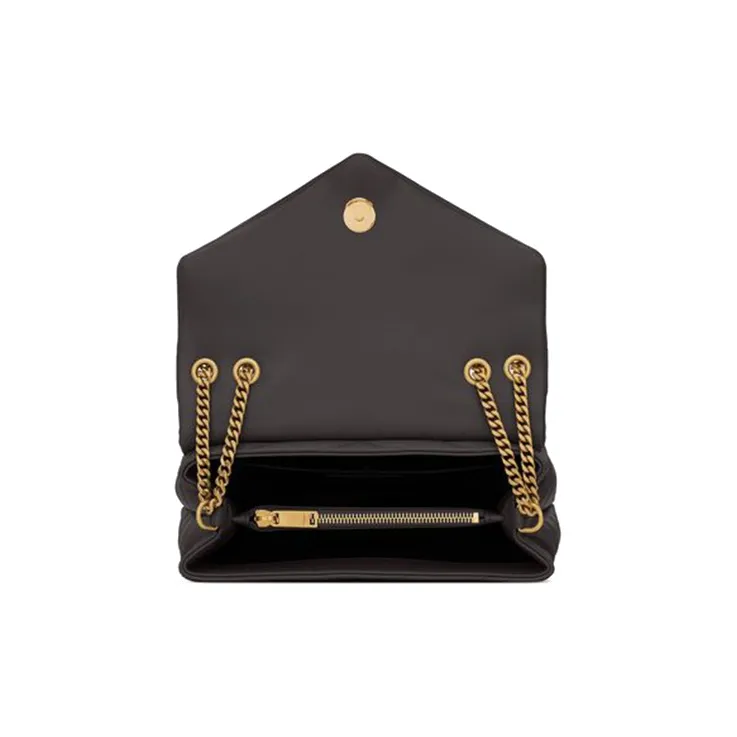 SAINT LAURENT Loulou Matelassé Small Shoulder Bag-4