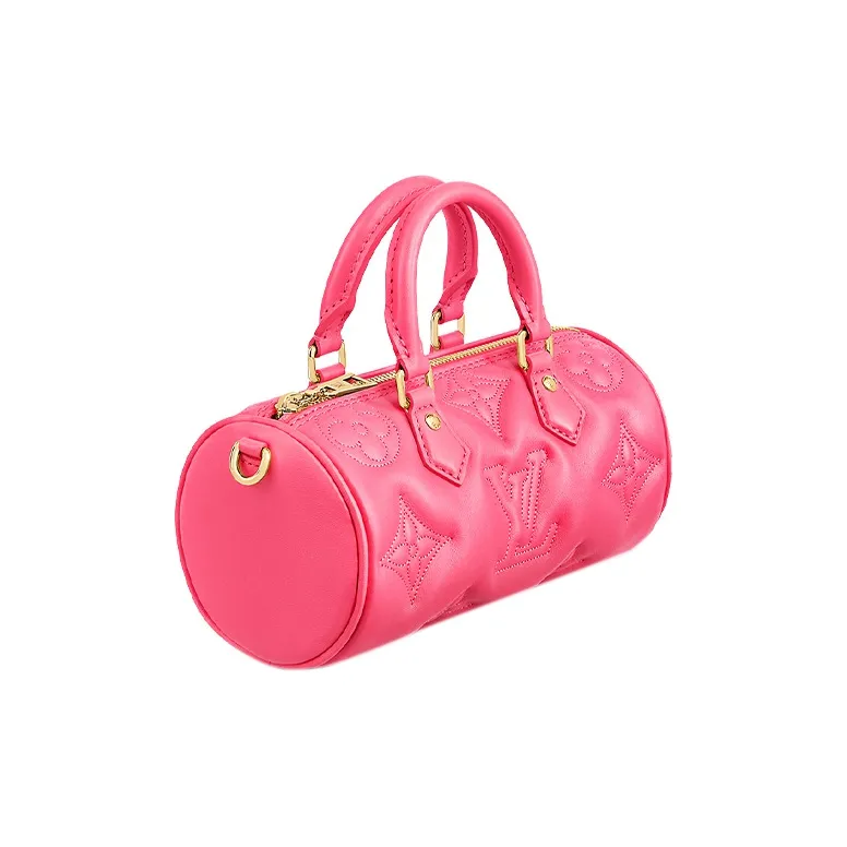 LOUIS VUITTON Calfskin Chain Bag Shoulder Bag Crossbody Bag Handbag Small Size Women's Pink-2