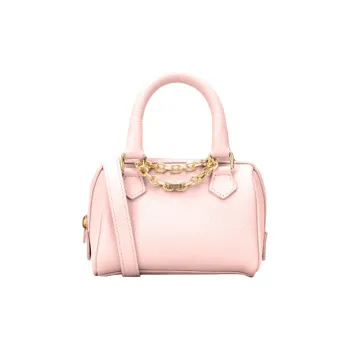 CELINE Leather Cylinder Bag, Shoulder Bag, Crossbody Bag, Handbag Mini Women's Pink
