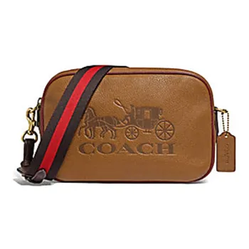 COACH Jes Cow Leather With Litchi Pattern Camera Bags Crossbody Bags Shoulder Bags Women's Orange