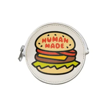 HUMAN MADE Hamburger Circle Coin Case White