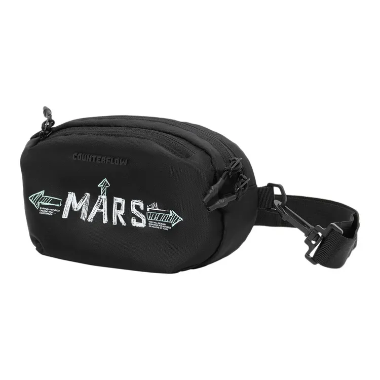 LiNing Polyester Shoulder Bag Crossbody Bag Fanny Pack Regular Unisex Black-0