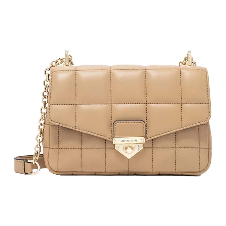 MICHAEL KORS SohoMICHAEL KORS Handbag Collection Sheepskin Crossbody Bag, Shoulder Bag Trumpets Women's Camel-0
