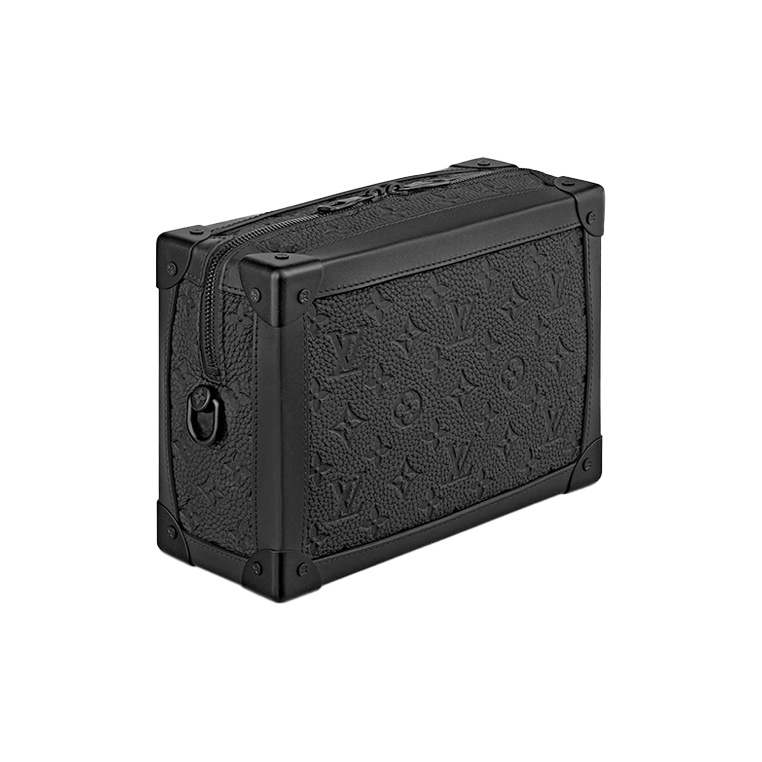 LOUIS VUITTON Soft Trunk Monogram Embossed Black - Cheap Rcj