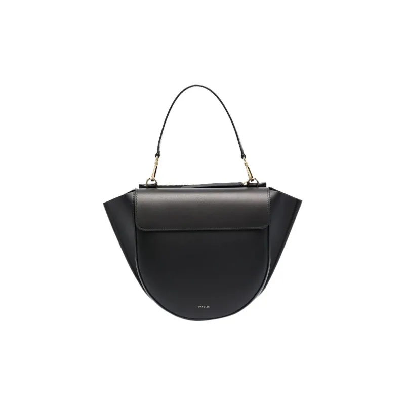 Wandler Cow Leather Shoulder Bags Handbags Women's Black-0