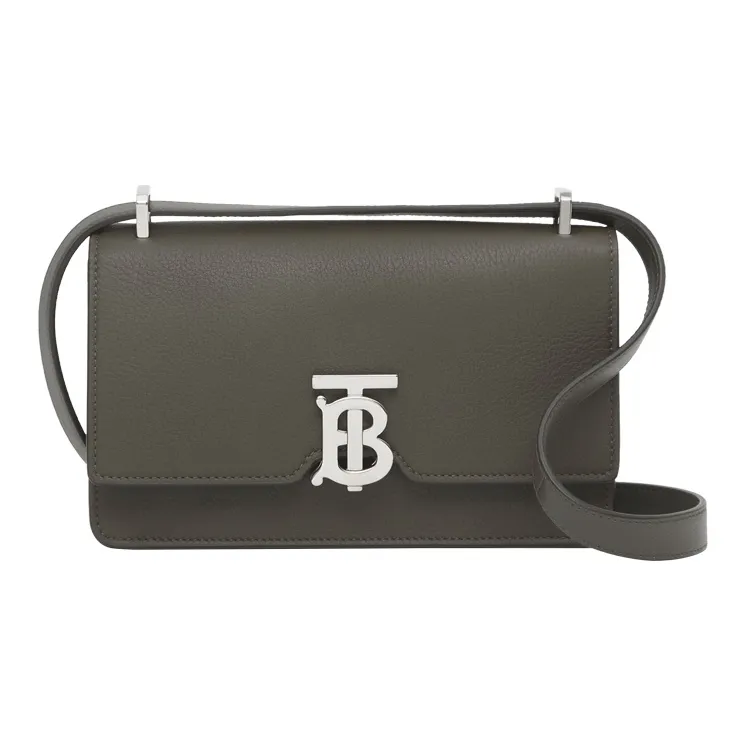 Burberry Robin Grain Texture Leather Shoulder Bag Crossbody Bag Regular Men's Army Green/khaki-0