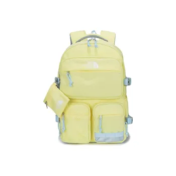 THE NORTH FACE Polyester Backpack Regular Unisex Swan Yellow