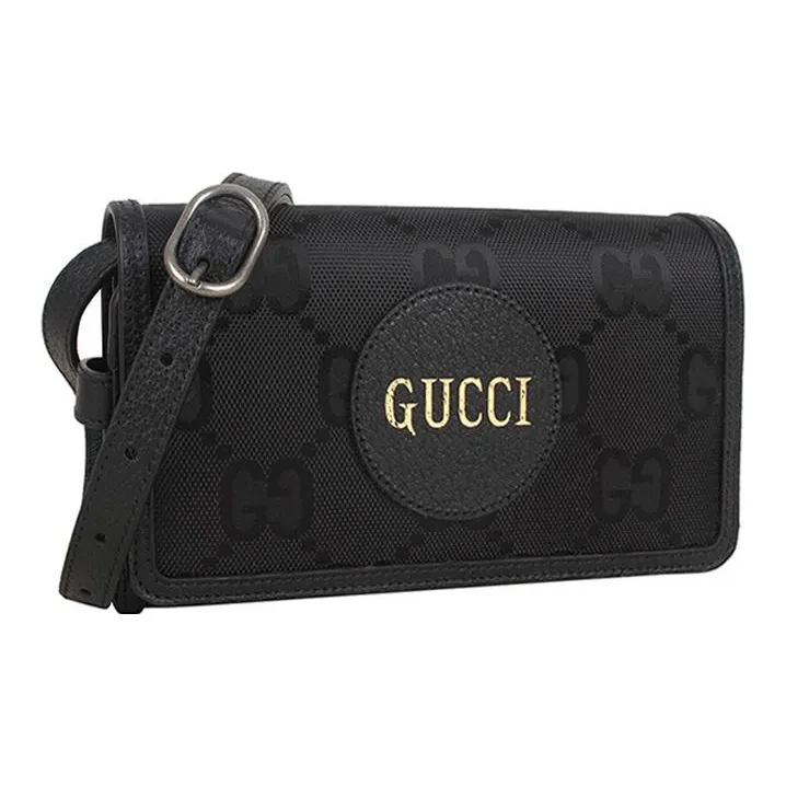GUCCI Off The Grid GG Fabric With Leather Crossbody Bags Shoulder Bags Men's Black-1