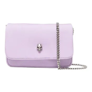 Alexander McQueen Polyester Chain Shoulder Bag Crossbody Bag Women's Purple